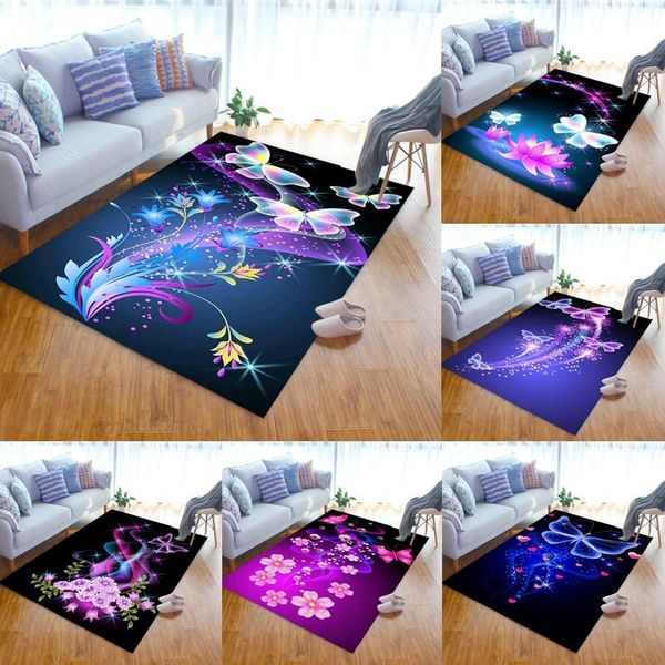 

carpets 3d dream butterfly pattern printed fluffy for living room bedroom area rugs coffee table floor rug home decor mats
