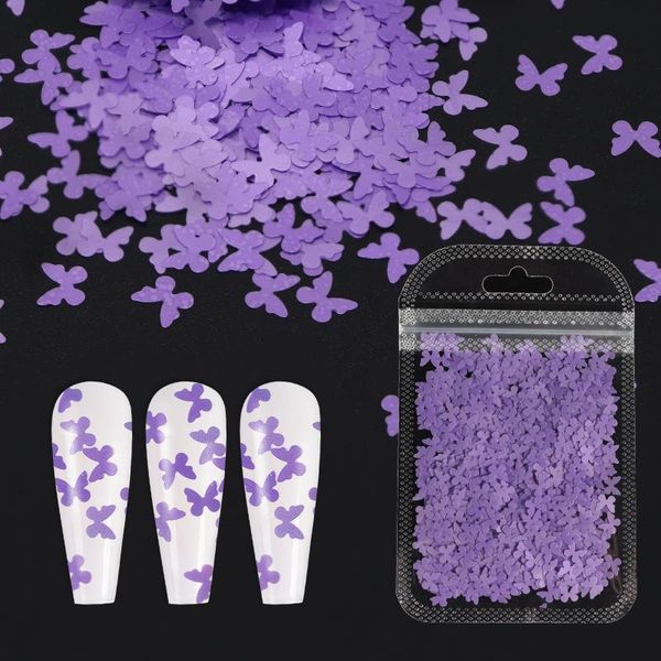 

5mm sparkly butterfly flower shape sequins for nail design glitter flakes 3d art decorations summer french charms manicure, Silver;gold