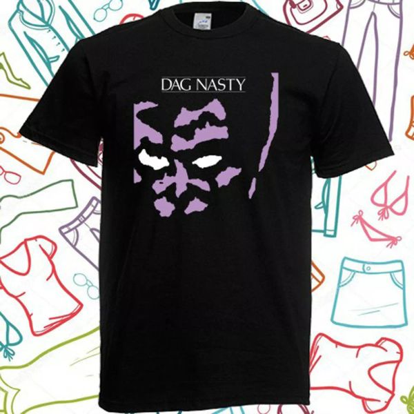 

dag nasty logo men's black t-shirt size s to 3xl, White;black