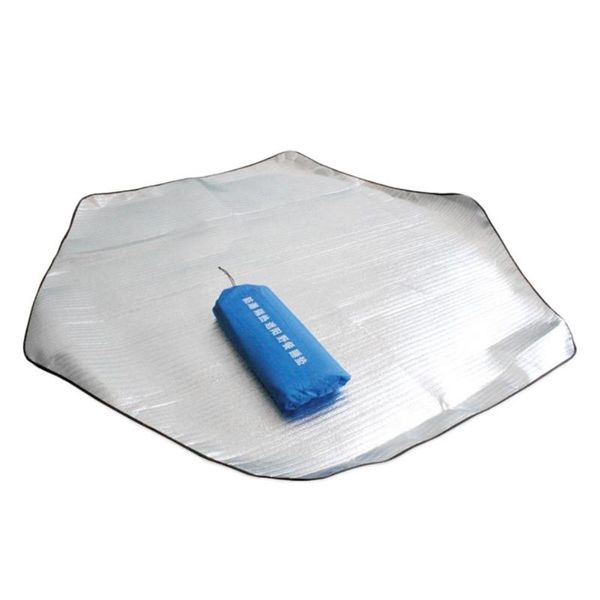

outdoor waterproof aluminum foil eva sleeping mattress double-side picnic mat moistureproof pad for camping hike travel pads