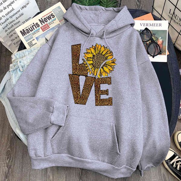 

sunflower print hoodie, casual, loose, retro, comfortable, hip hop, punk, Black