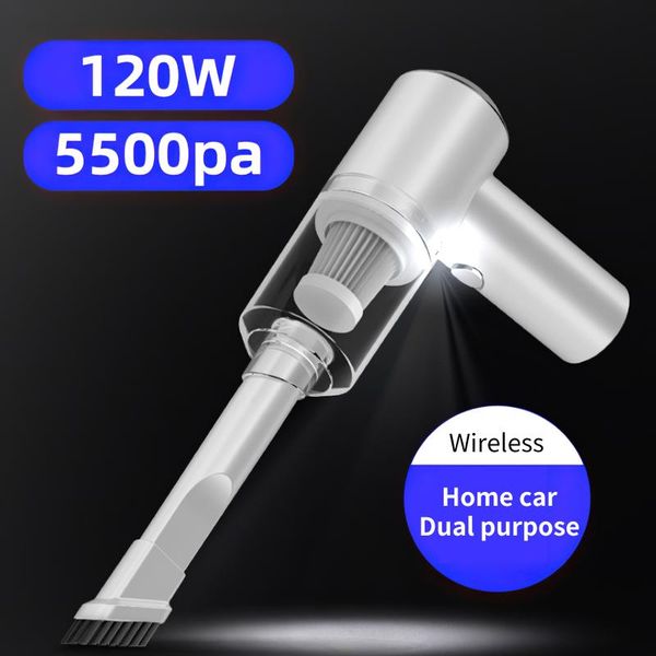 

wireless charging handheld abs durable car vacuum cleaner home 120w protable mini fit for bedroom