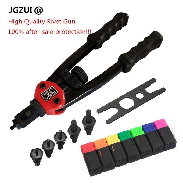 

hand tools jgzui threaded rivet nut gun 70/95/300pcs iron insert manual riveter kit riveting tool for m3 m4 m5 m6 m8 m10 m12