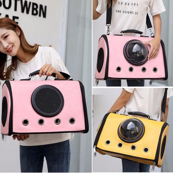 

pet travel backpack dog cat space bag breathable shoulder outside carriers portable products carriers,crates & houses