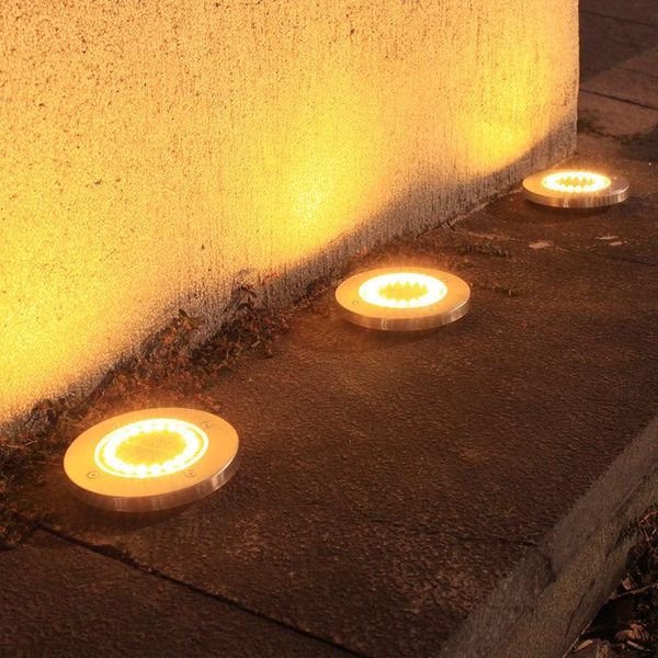 

solar lamps 2pcs underground outdoor lightin2pcs light cong recharge storage waterproof lawn control lamp g533