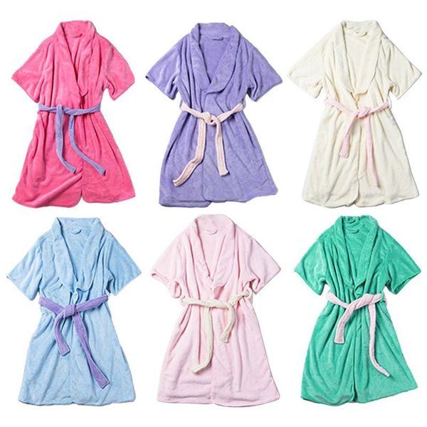 

towel women ladies solid color bath towelling robe wearable sleeprobe homewear 875a