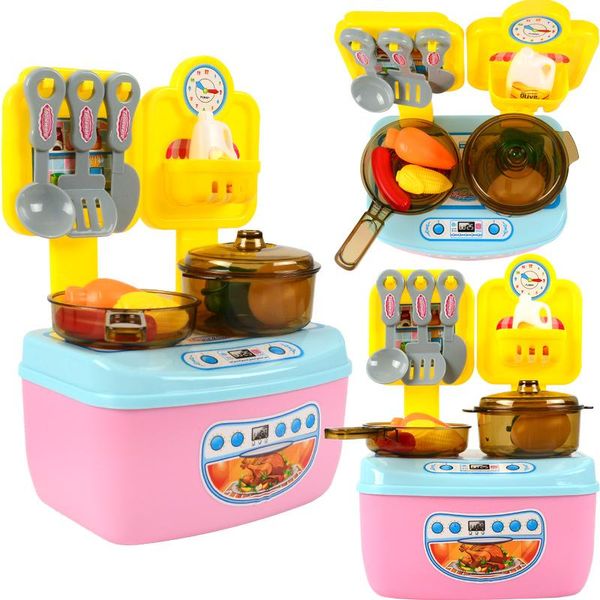 Mutfaklar oyun gıda aletleri elektrikli oyuncaklar ev simülasyon çocuk hediye plastik oyuncak
