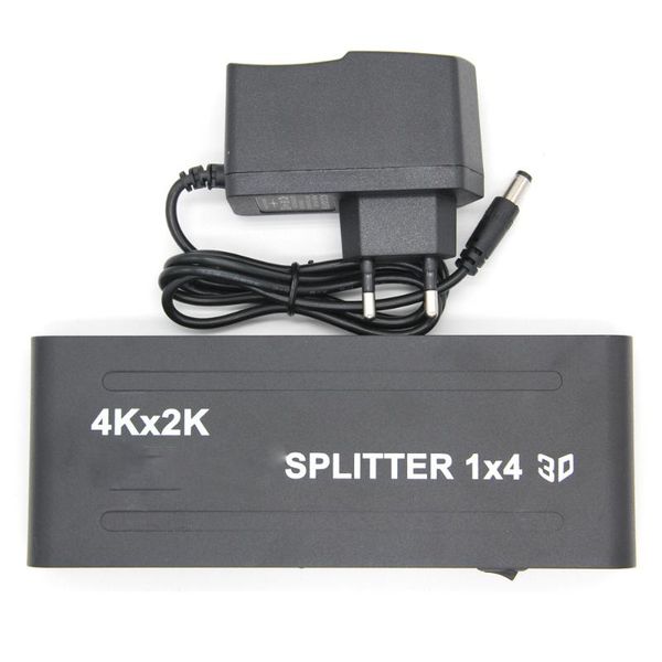 

audio cables & connectors 1x4 -compatible splitter ultra hd 4k/2k 1 in 4 outputs full 3d 1080p 1.4 for hdtv ps4 ps3 360 dvd -ray dts