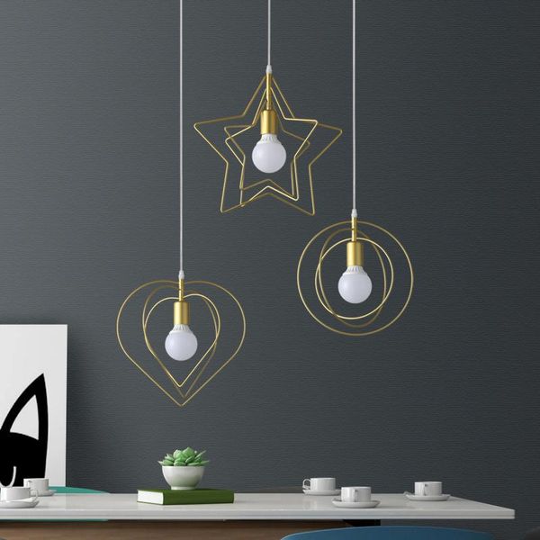 

pendant lamps led modern lights golden e27 hanging lamp living room bedroom decoration indoor lighting kitchen fixtures