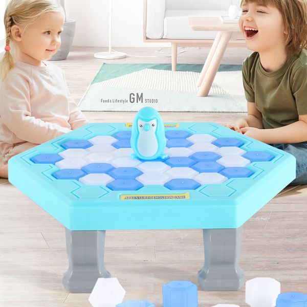 

Penguin Rescue Ice Platform Wall Breaking Toy Parent-child Interactive Puzzle Toy Brain Thinking Penguin Ice Breaking Toy