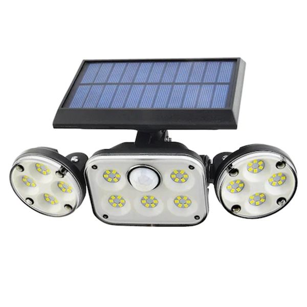 Solar Wandleuchte menschlicher Körper Sensor Gartenbeleuchtung drehbare wasserdichte LED Outdoor Road Lampe