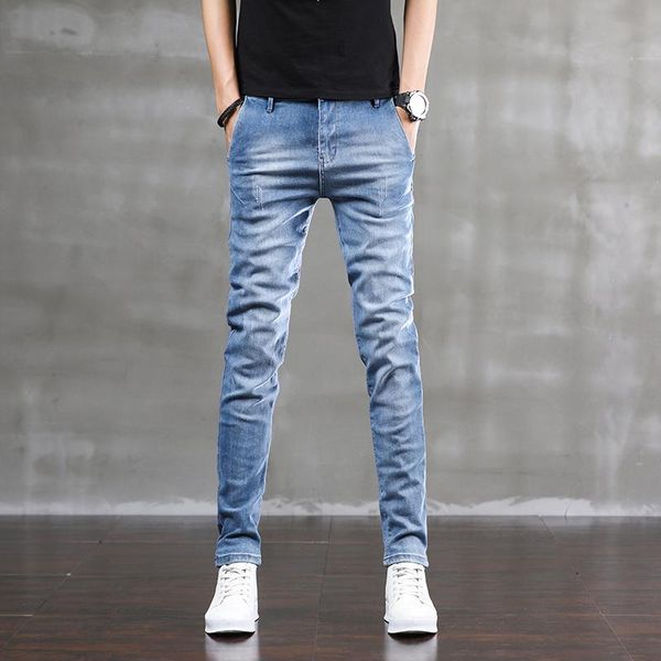 

baggy men's pants jeans for men trousers casual wide leg oversize, Blue