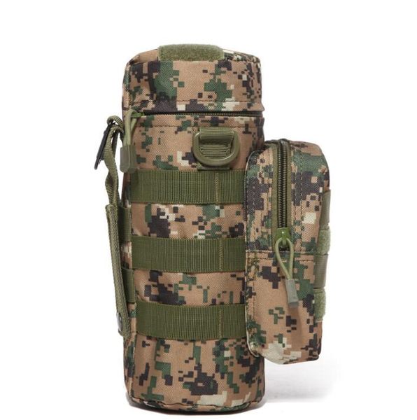 Sacos de garrafa de água de molle casual impermeável sacos táticos de engrenagem de engrenagem cintura bolsa de ombro para fãs do exército escalando camping caminhadas saco