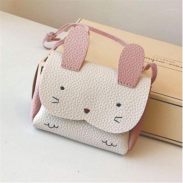 

girls pu coin purse bag wallet kids one shoulder bags small change, White