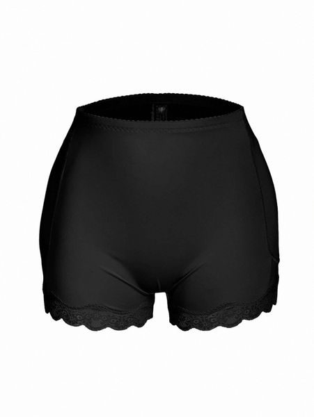 

plus solid shapewear shorts i6oq#, Black;white