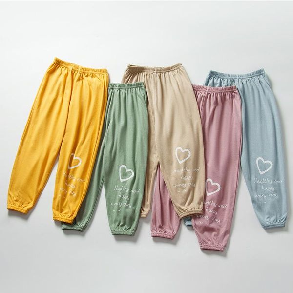 

children's summer style harem soft pants kids cotton trousers baby boys and girls mosquito cute, Blue