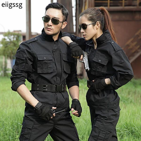 

men's tracksuits black hunting clothes men military uniforms clothing tactical combat shirt +cargo pants outdoor army ghillie suit wome, Gray