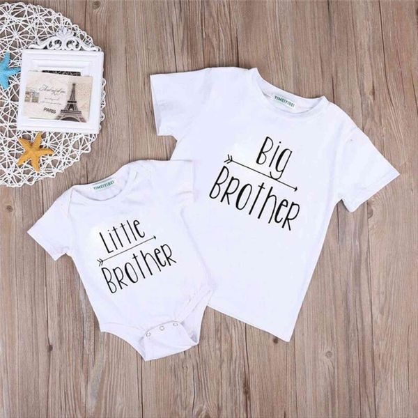 

baby summer letter big brother t shirt little romper clothes outfit, Blue
