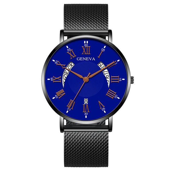 

wristwatches watch for men fashion watches simple men's business ultra thin stainless steel mesh belt quartz relogio masculino, Slivery;brown