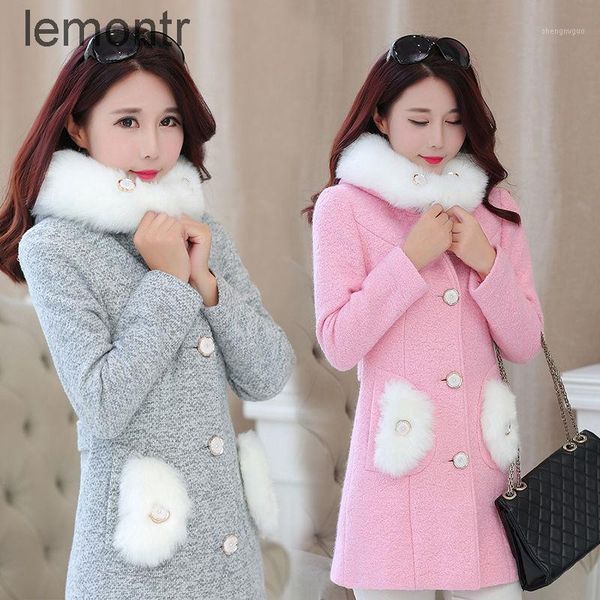 

wool women's coat, jacket, hoodie and collar, in 2021, b608 & blends, Black