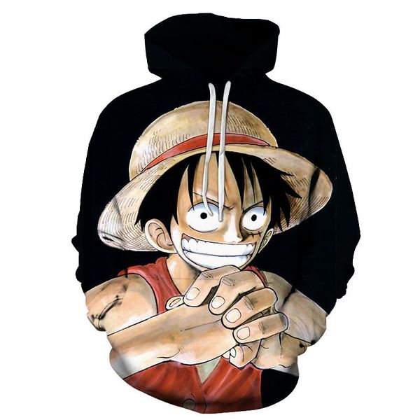 

men's hoodies & sweatshirts a man in vintage hoodie with autumn pattern cartoon characters loose and thin black white 3d printing style