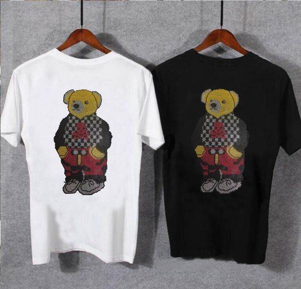 

summer two side designer t-shirt drill men tshirts hiphop men casual, White;black
