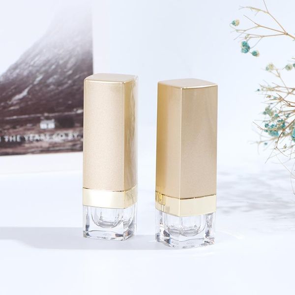 Garrafas de armazenamento Jarros 2pcs vazios Lipsick Tubes Recipiente Moda Cool Tubo Diy Bottle Beauty Ferramenta de beleza