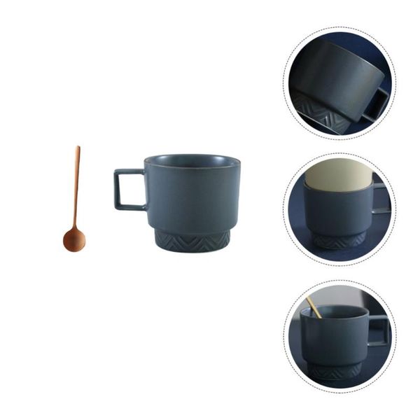 

mugs exquisite ceramic tea mug beautiful coffee cup durable with spoon