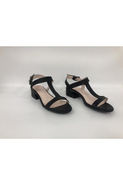 

sandals women's black brief square heel