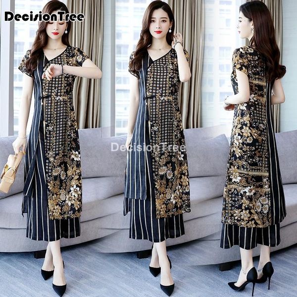 

aodai vietnam dress for women traditional clothing ao dai oriental cheongsam ethnic style costume floral set, Red