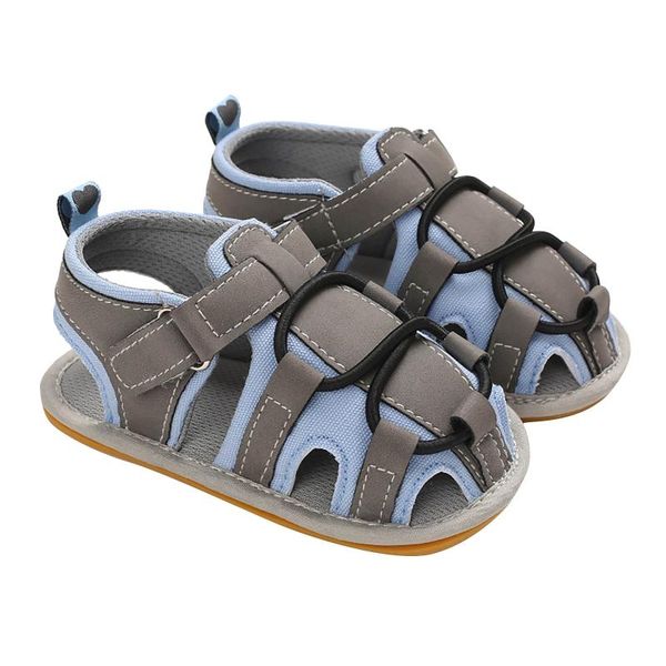 

athletic & outdoor summer infant toddler shoes baby girls boys casual anti-slip breathable sandals kids soft first walker beach, Black
