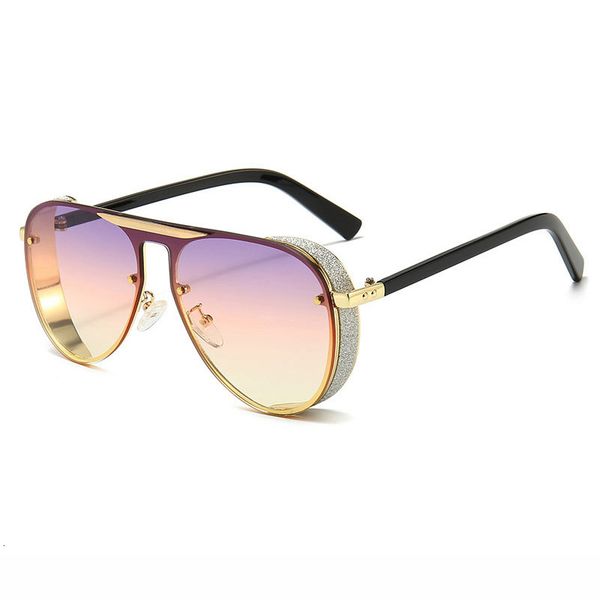 

sunglasses fenchi female eyewear fashion 2021 elegant luxury glitter women uv400 shades, White;black