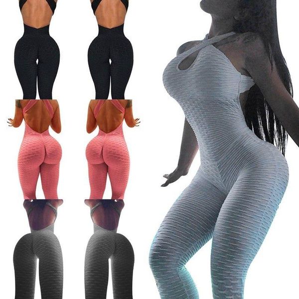 

yoga outfit 2021 women fitness clothes one-piece sports bodysuit suit set workout gym jumpsuit pants sport