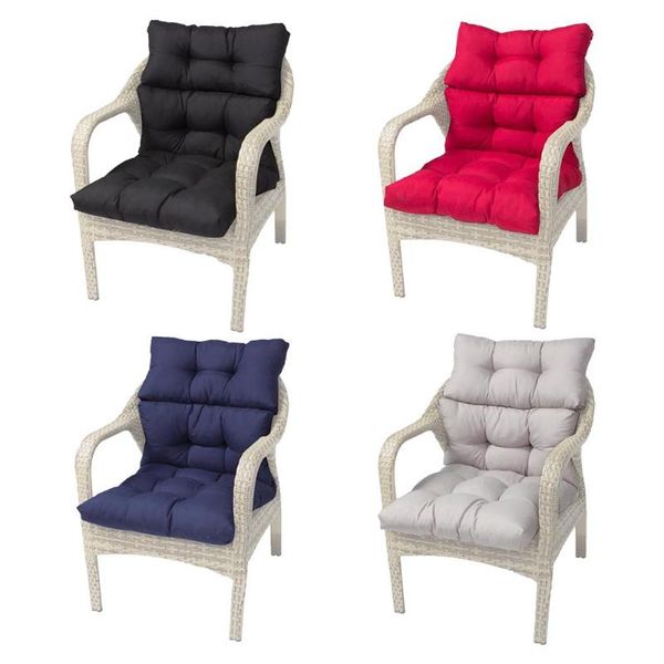 

cushion/decorative pillow household thick solid color sanding chair cushion winter office bar back seat sofa hip