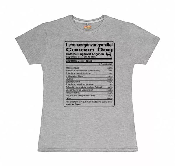 

t-shirt womens dose canaan dog life supplements by siviwonder, White;black