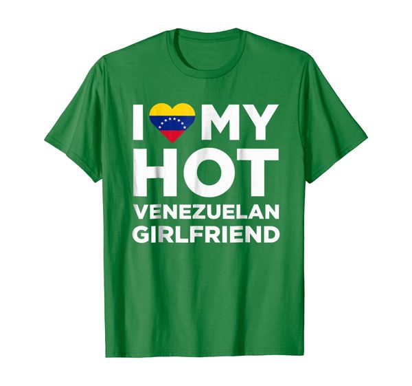 

i love my venzuelan girlfriend cute venezuela native relationship t-shirt, White;black