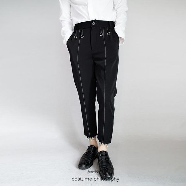 

homemade 2021 men's casual harem pants circle ring original s-6xl, Black