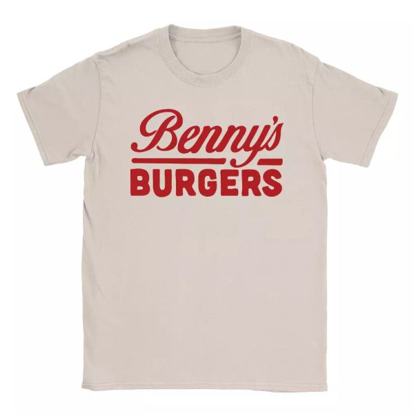 

benny's bugers mens t-shirt strangers thing cool gift tv show, White;black