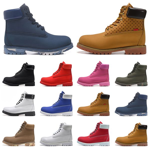 

designer boots luxury men womens sneakers military brown white black camo navy blue fashion winter boot outdoor breathable shoes