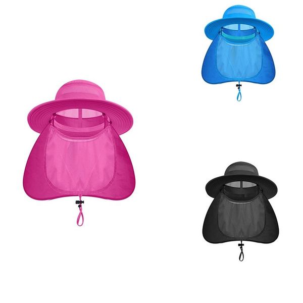 

outdoor hats west biking 400 uv protection sun hat multi function fishing cap men's baseball, Black;white