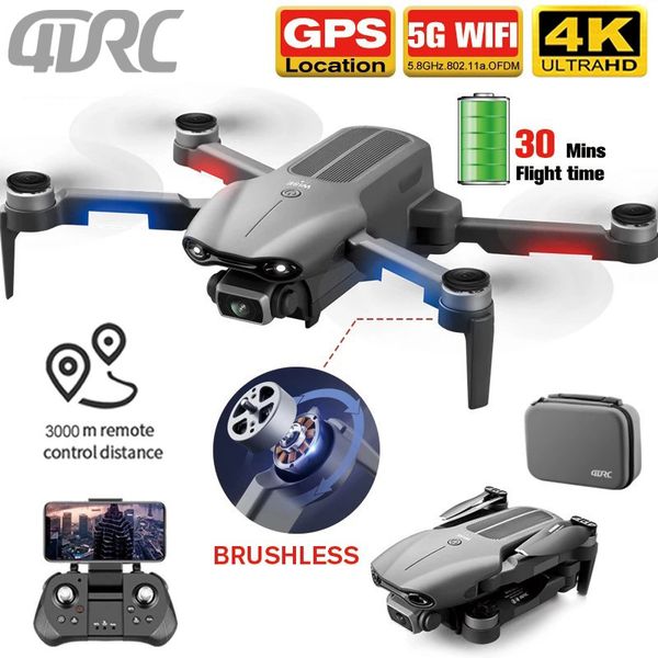 

2021 f9 gps drone 4k dual hd camera professional aerial pography brushless motor foldable quadcopter rc distance1200m 220218