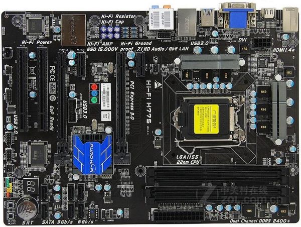 

motherboards deskmotherboard for biostar hi-fi h77s h77 usb3 sata3 1155 will test before