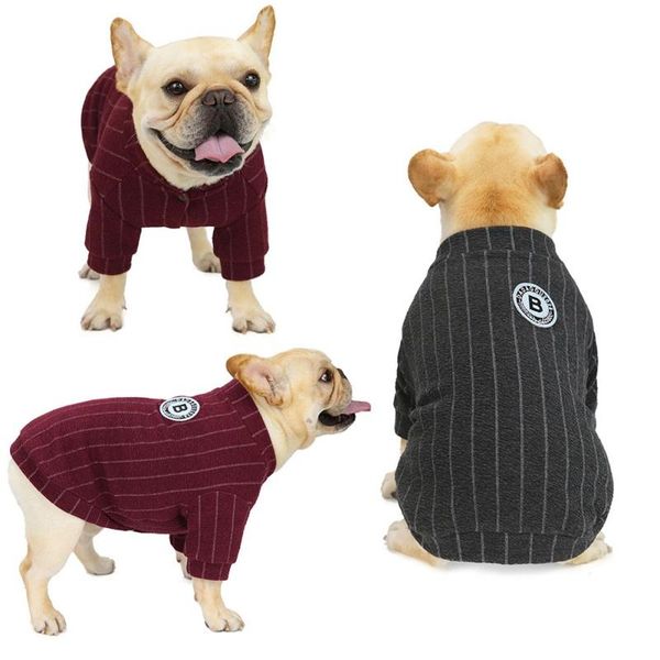 

dog apparel winter pet coat clothes for dogs clothing warm stripe small outdoor big arrivals