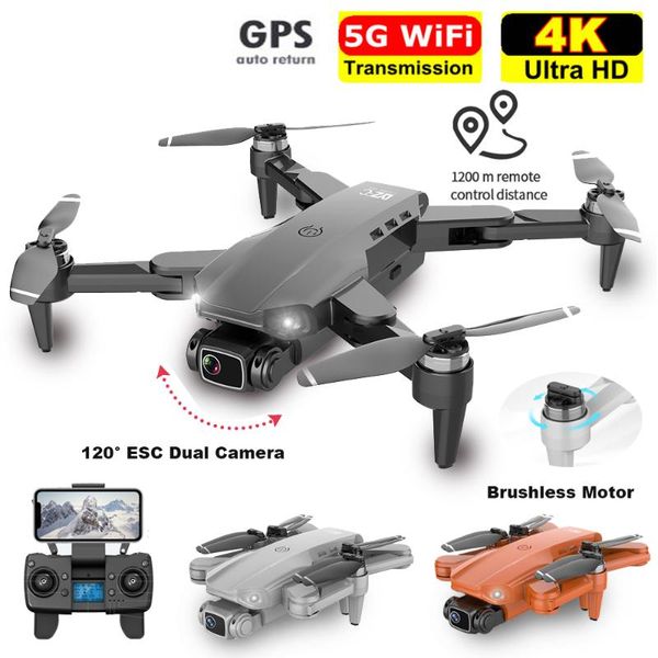 

l900 pro gps drone 4k professional hd dual camera 5g wifi fpv 28min flight distance 1.2km brushless motor rc quadcopter
