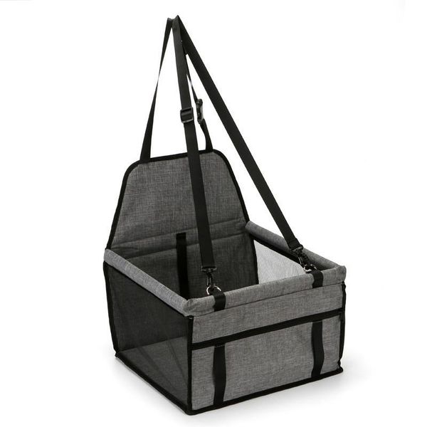 

foldable car-mounted pet safety seat breathable basket nest dog car covers