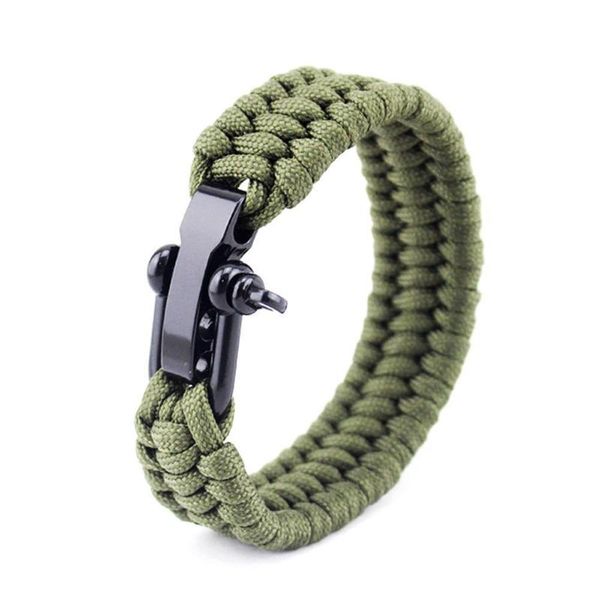 

23cm multifuntional camping hiking emergency tactical braided umbrella bracelets rescue cord rope survival parachute paraco c1a2 outdoor gad