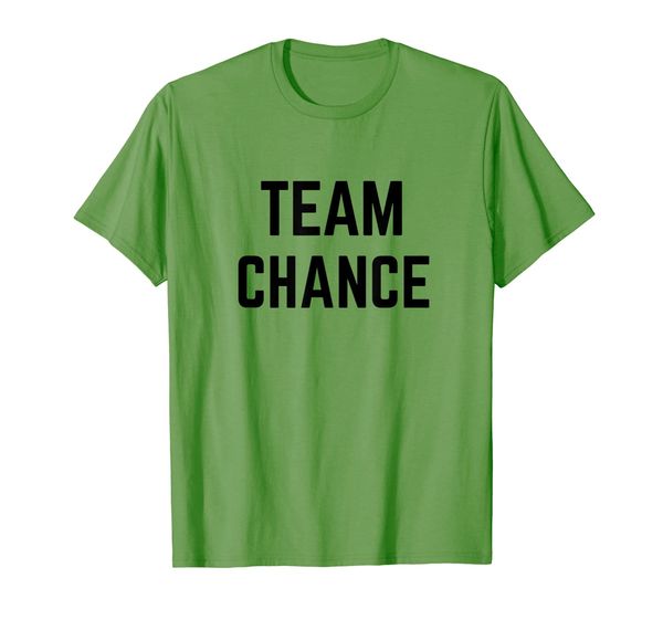 

team chance | friend, family fan club support t-shirt, White;black