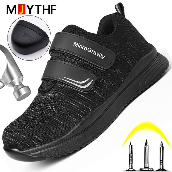 

protection work shoes men boots puncture-proof working sneakers steel toe shoes work boots lightweight safety shoes men loafers
