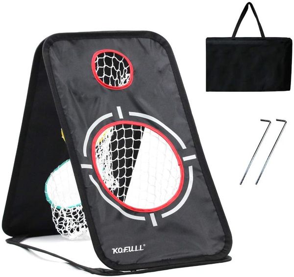 

golf chipping net , for outdoor/backyard practice equipment portable up with carry bag-black training aids