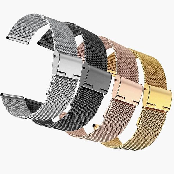 

watch bands 18mm silicone wrist band strap for ticwatch c2 rose gold version garmin vivoactive 3s 4s replacement women's bracelet, Black;brown